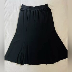 Vintage Three Flaggs Women Midi Skirt 12 Made In USA 80s Dance Retro Romantic